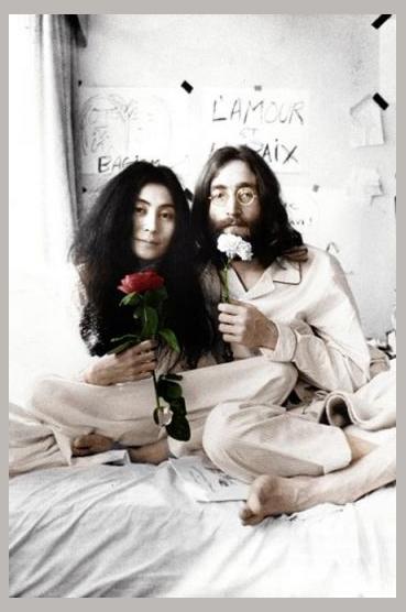 John Lennon and Yoko Ono